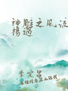 神雕之风流浪子杨过