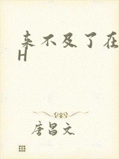 来不及了在车CH