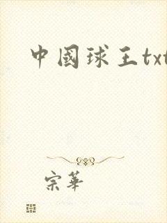 中国球王txt