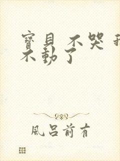 宝贝 不哭 我不动了