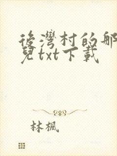 后湾村的那些事儿txt下载