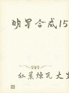 明星合成15p