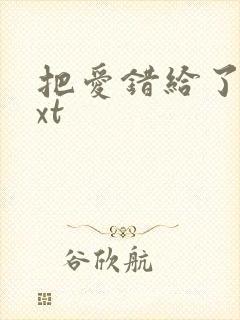 把爱错给了你txt