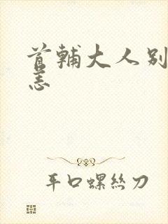 首辅大人别来无恙