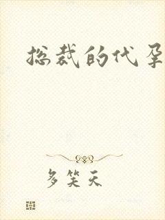 总裁的代孕女友