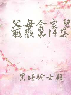 父母全家儿女大联欢第14集