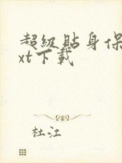 超级贴身保镖txt下载