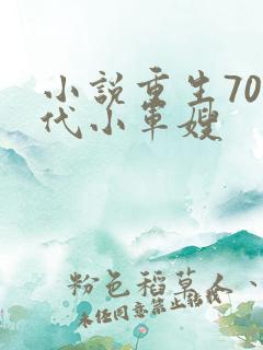 小说重生70年代小军嫂