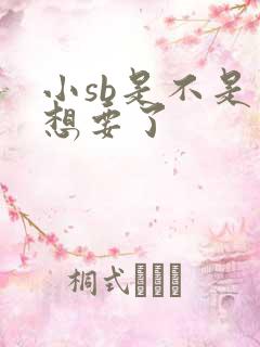 小sb是不是又想要了