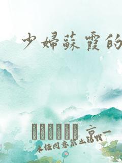 少妇苏霞的沉沦