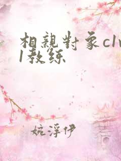 相亲对象c1v1教练