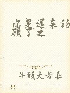 你是迟来的欢喜顾了之