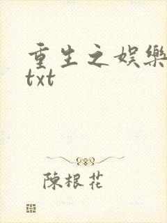 重生之娱乐大亨txt