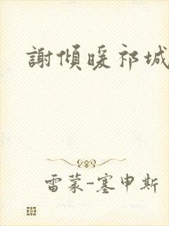 谢倾暖祁城笙