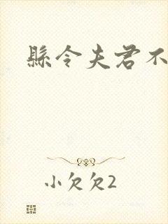 县令夫君不升堂