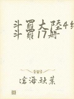 斗罗大陆4终极斗罗17册