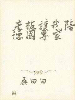 老板让我陪两个德国专家