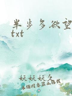 半步多欲望传说txt