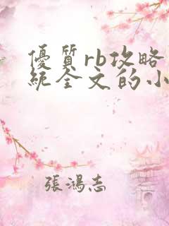 优质rb攻略系统全文的小说
