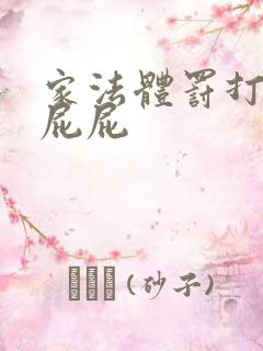 家法体罚打丫鬟屁屁