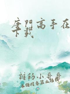 唐门高手在异世下载