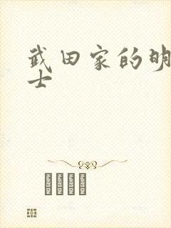 武田家的明国武士