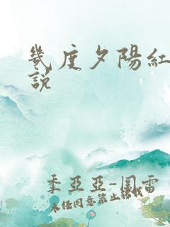 几度夕阳红 小说