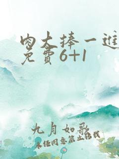 肉大捧一进一出免费6+1