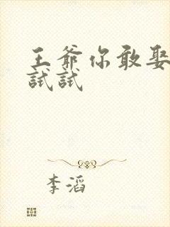 王爷你敢娶小三试试