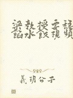 梁教授要稳住肉馅水饺视频