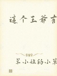 这个王爷有点坏