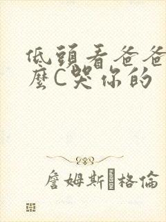 低头看爸爸是怎么C哭你的