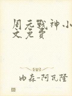 周元战神小说全文免费