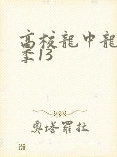 高校龙中龙第二季13