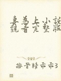 妻为上小说免费观看完整版笔趣阁