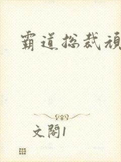 霸道总裁顽劣妻