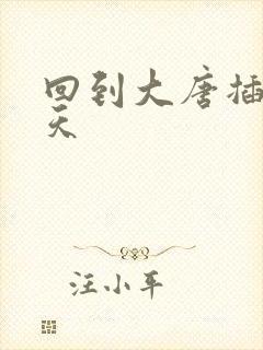 回到大唐插武则天