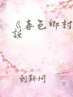 《春色乡村》小说