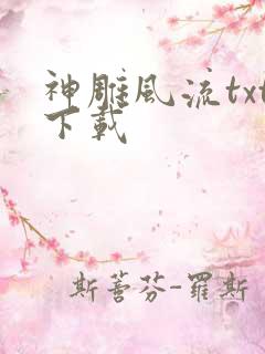 神雕风流txt下载