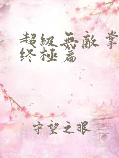 超级无敌掌门人终极篇