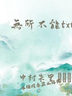 无所不能txt
