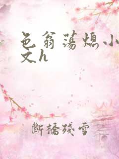 色翁荡熄小说全文h