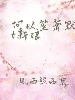 何以笙箫默txt新浪