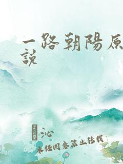一路朝阳原著小说