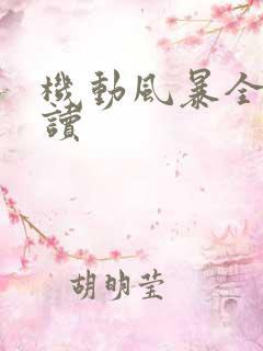 机动风暴全文阅读