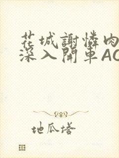 花城谢怜肉车长深入开车AO3