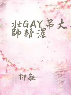 壮GAY吊大人帅精浓