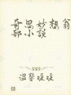 奇思妙想翁的全部小说