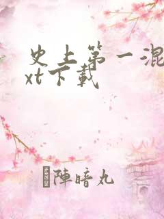 史上第一混乱txt下载