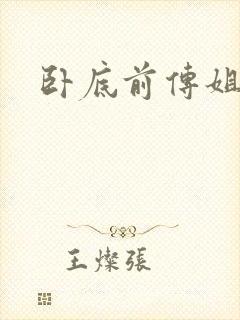 卧底前传姐妹篇